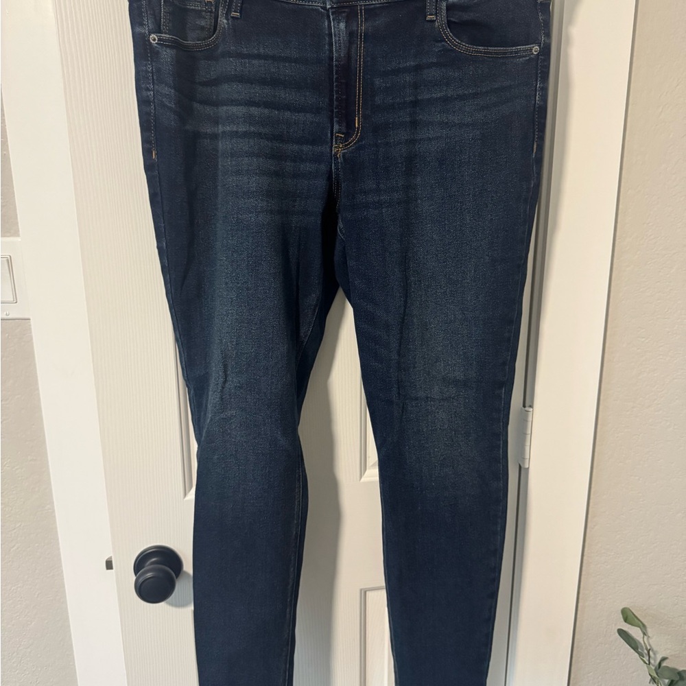 Old Navy Womens Dark Wash Skinny Jeans
